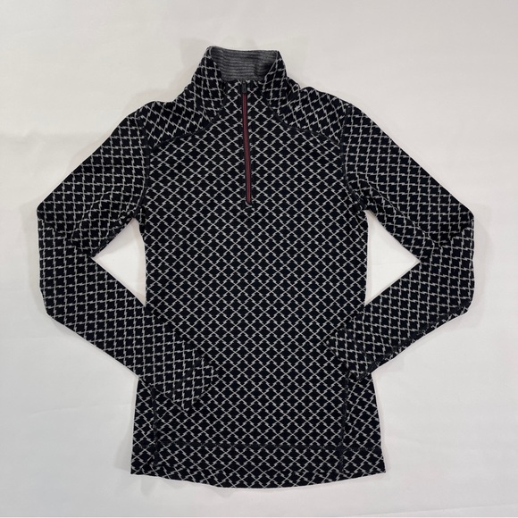 SMARTWOOL Womens Small XS Fit 100% Merino Wool Midweight Black Sweater Zip Top - Picture 3 of 16